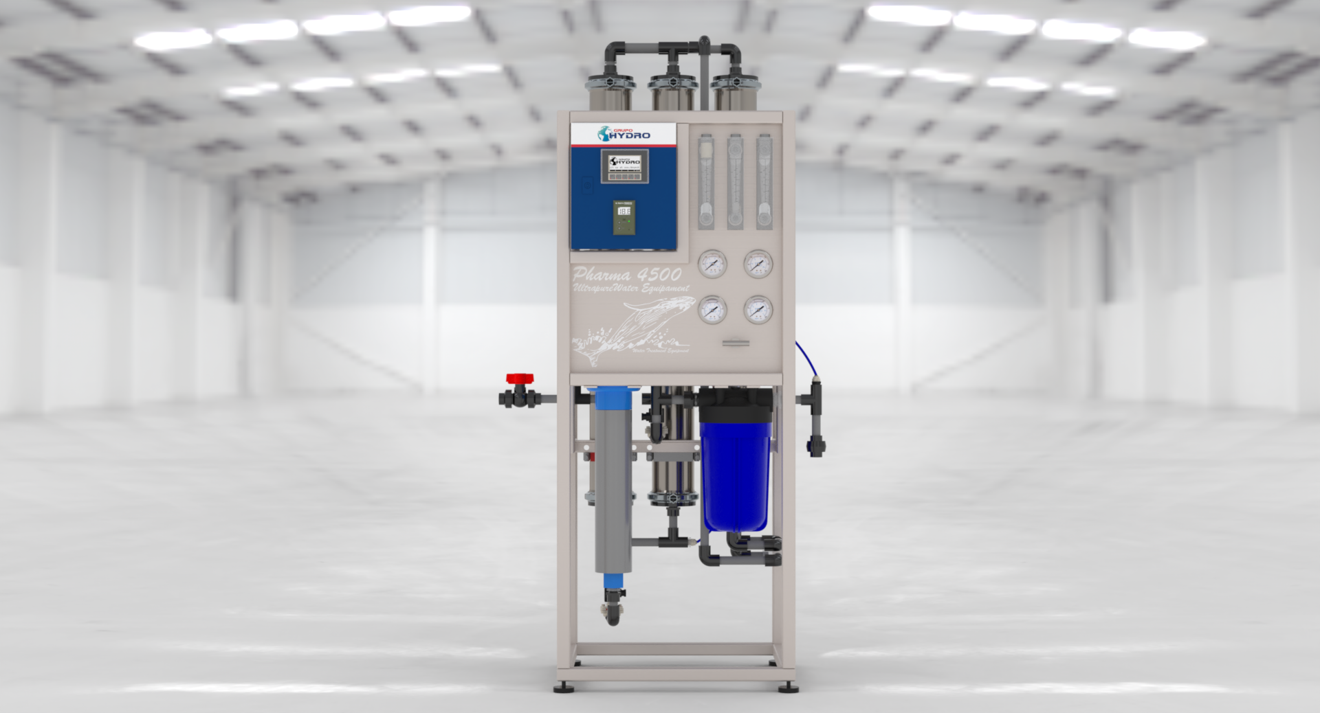 Pharma 4500 - doble paso opcional